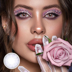 Lentes de contacto de color Thetis Mixia Grey con prescripción