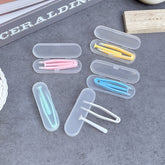 Estuche portátil para lentes de contacto de colores cosméticos