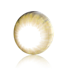 Lentes de contacto de color marrón caqui Pro