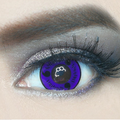 Lentes de contacto de color morado para cosplay de Sasuke Uchiha