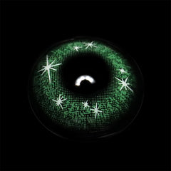 Lentes de contacto de color verde Cosplay Star Eyes