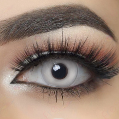 Lentes de contacto de color Whiteout para Halloween