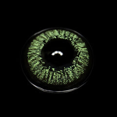 Lentes de contacto de color verde nuez de Irene