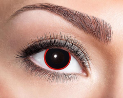 Lentes de contacto de color rojo Halloween Hell Raiser