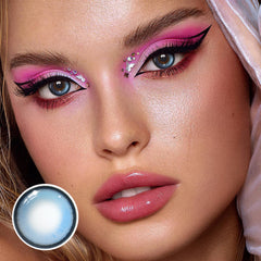 Lentes de contacto de color Bibab Blue con prescripción médica