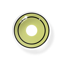 Lentes de contacto de color negro y verde de Cosplay Circle Line