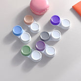 Estuche minimalista para lentes de contacto de colores