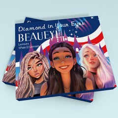 Lentes de contacto de color amarillo y verde fantasma para cosplay