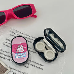 Estuche para lentes de contacto de colores de Barbie Conejo