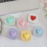 Estuche para lentes de contacto de color Sweetheart Macaron