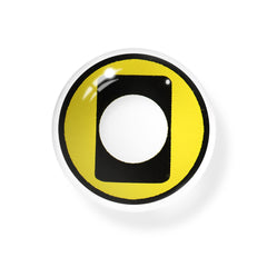 Lentes de contacto de color amarillo Cosplay Circus