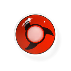 Lentes de contacto de color rojo con prescripción de NARUTO Mangekyou para cosplay