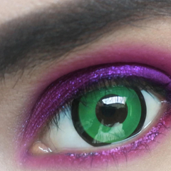 Lentes de contacto de color Cosplay Green Manson