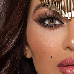 Lentes de contacto color caqui NATURAL COOL HAZEL