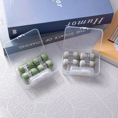 Estuche para lentes de contacto de colores de moda