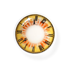 Lentes de contacto de color marrón con prescripción de Cosplay DATE A LIVE Toki Aki Kurumi