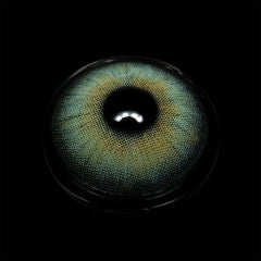 Lentes de contacto de color verde jade coral