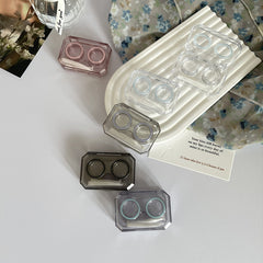 Estuche para lentes de contacto de colores Ins Mini Simple