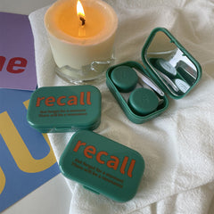 Estuche para lentes de contacto de colores Summer Idle Style