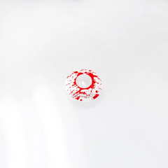 Lentes de contacto de color blanco para Halloween Trauma