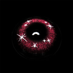 Lentes de contacto de color rojo Cosplay Star Eyes