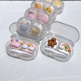 Pinzas de forma adorable con ventosa y contacto de color, herramienta auxiliar