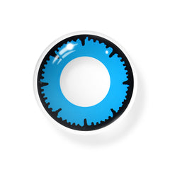 Lentes de contacto de color elfo azul oscuro para cosplay