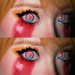Lentes de contacto de color rosa Cosplay Titan