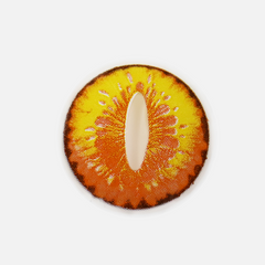 Lentes de contacto de color amarillo de Halloween DragonMaid