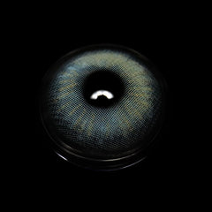 Lentes de contacto de color azul lago cisne Aine con prescripción