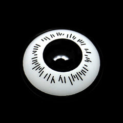 Lentes de contacto de color gris para cosplay cyberpunk