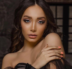 Lentes de contacto de color Pixie Blue con prescripción médica