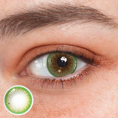 Lentes de contacto de color verde Auriga