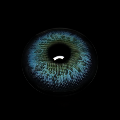 Lentes de contacto de color azul Dione