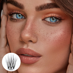 Pestañas negras Aline - 14 mm