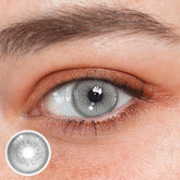 Lentes de contacto de color gris de Ángel Caído para cosplay
