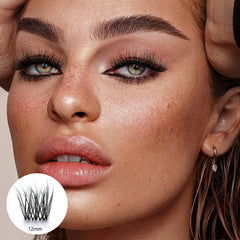 Pestañas negras Antonia - 12 mm