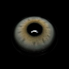 Lentes de contacto de color gris romero