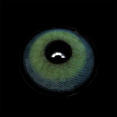 Lentes de contacto de color azul cereza Tiffany