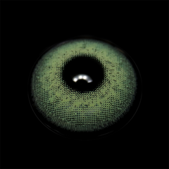 Lentes de contacto de color verde sedoso Elite