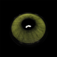 Lentes de contacto de color amarillo verdoso claro polar