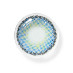 Lentes de contacto de color azul caramelo premium con prescripción médica