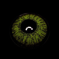 Nuevas lentes de contacto graduadas de color verde gema de 3 tonos