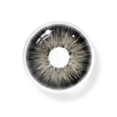 Lentes de contacto de color con prescripción del Triángulo del Diablo de Amazonia, color negro