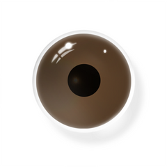 Lentes protésicas Lightbringer de color marrón claro