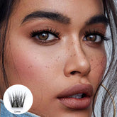 Pestañas negras Bianca - 12 mm