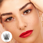 Pestañas negras Bianca - 14 mm