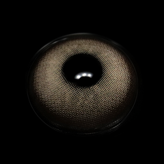 Lentes de contacto de color marrón geranio