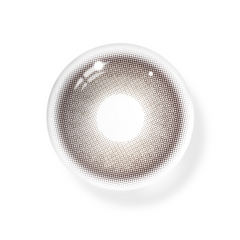 Lentes de contacto de color marrón geranio