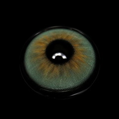 Lentes de contacto de color verde cassia